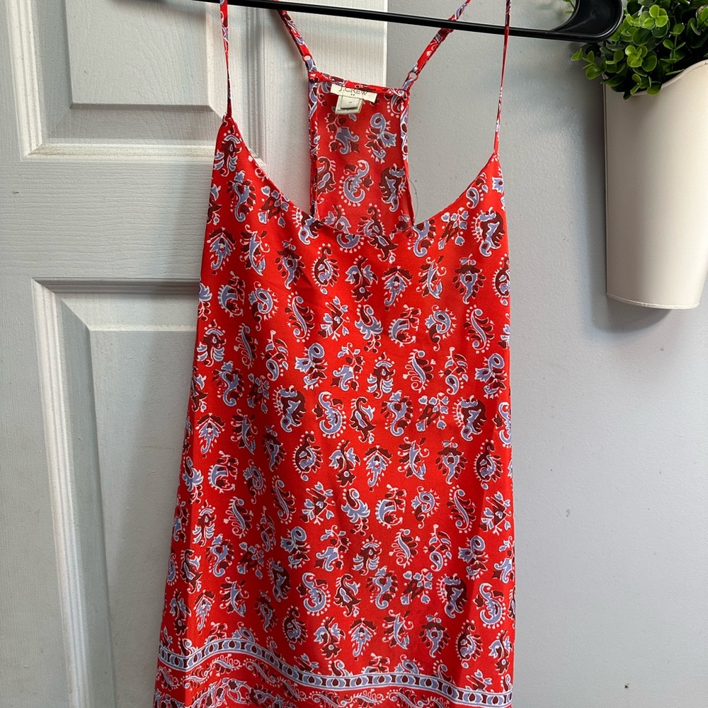 Red Paisley Women's Top